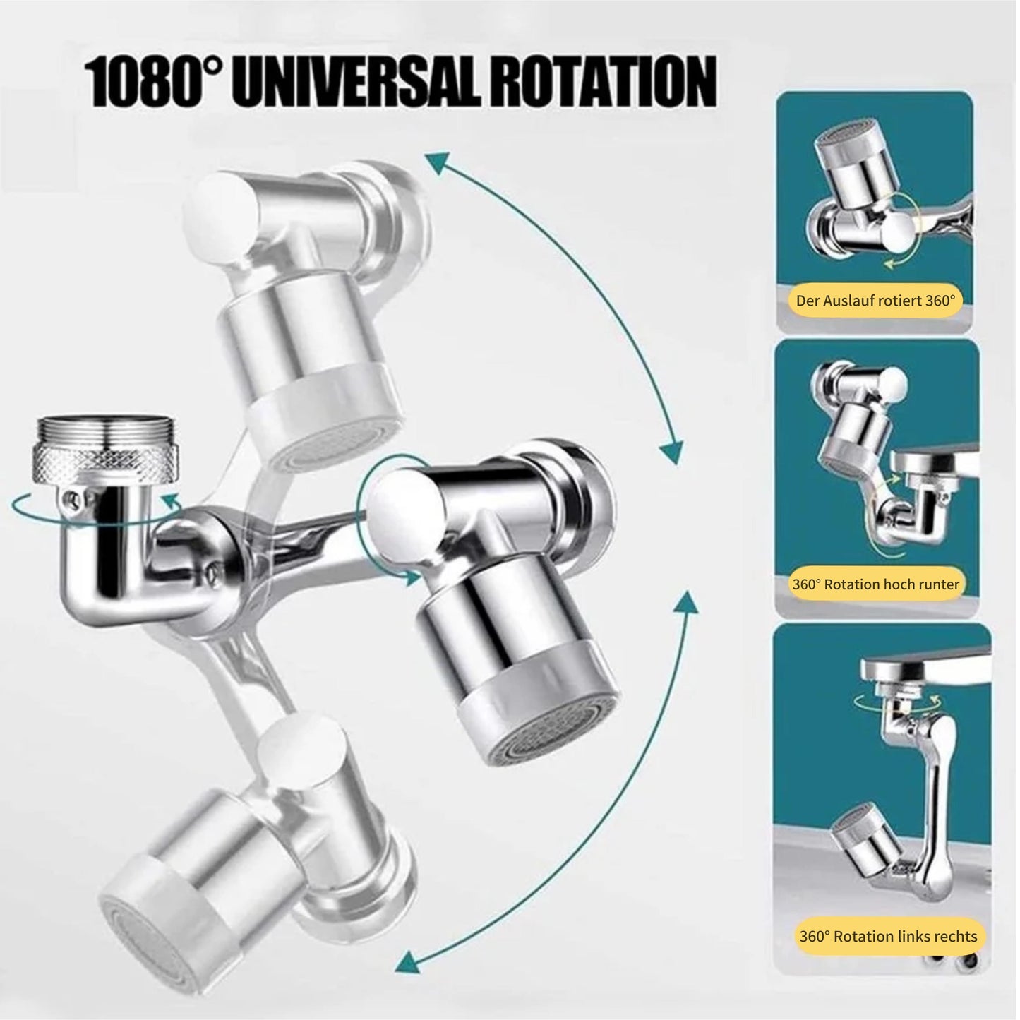 Der 1080°  Komfort Wasserhahn